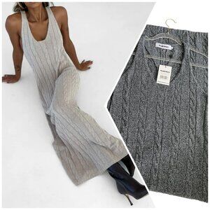 RUMORED Lakeville Maxi Dress Smoke Heather size S SMALL